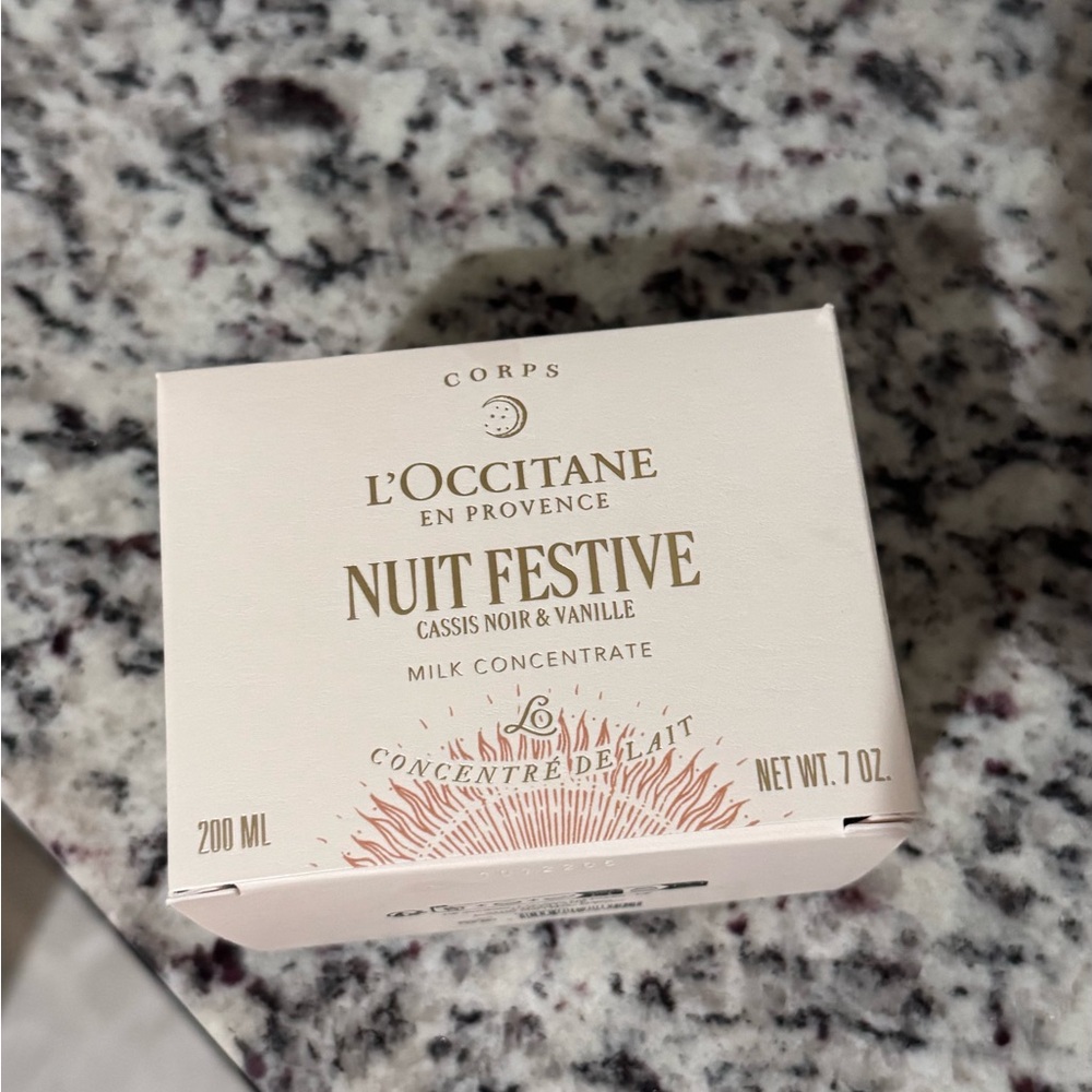 L'OCCITANE Nuit Festive Milk Concentrate Brand New